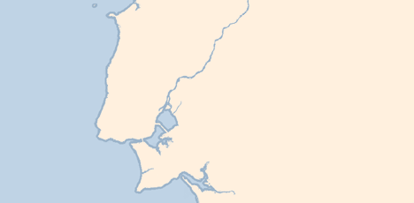 Kart Lissabonkusten
